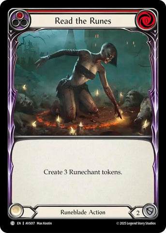 Read the Runes (Red) [AVS017] (Armory Deck: Legends Viserai)