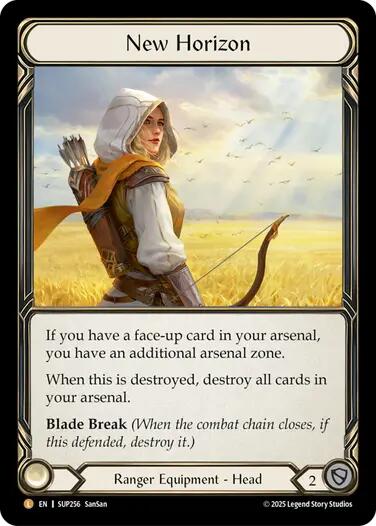 New Horizon [SUP256] (Super Slam)  Rainbow Foil