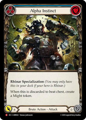 Alpha Instinct [ARR022] (Armory Deck: Rhinar)