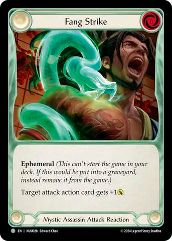 Fang Strike // Slither [NUU028/NUU029] (Part the Mistveil Nuu Blitz Deck)