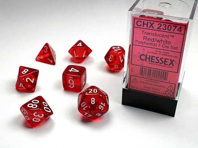 Chessex Gemini: Polyhedral 7 Dice Set