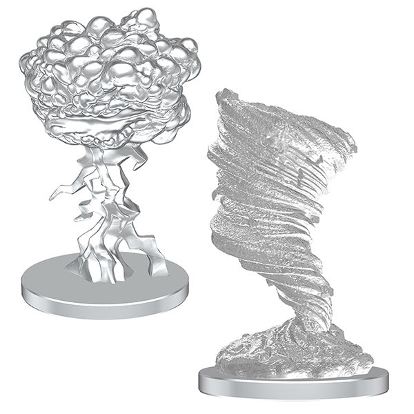 WizKids Deep Cuts Unpainted Miniatures: Living Thunderclap & Living Whirlwind