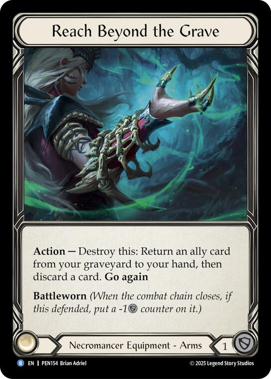 Reach Beyond The Grave [PEN154] (Compendium of Rathe)  Cold Foil
