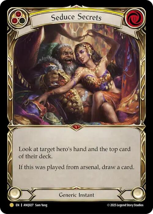 Seduce Secrets (Yellow) (Gold) [ANQ027] (Compendium of Rathe - Antiquity Pack)