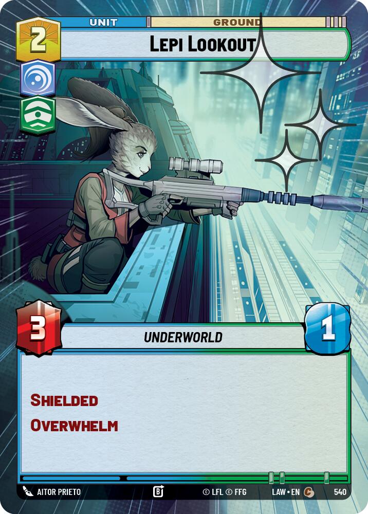 Lepi Lookout (540) (Hyperspace Foil) (540) [A Lawless Time]