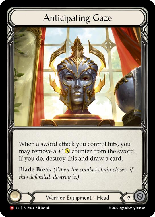 Anticipating Gaze [AHA003] (Armory Deck Origins: Hala)  Rainbow Foil