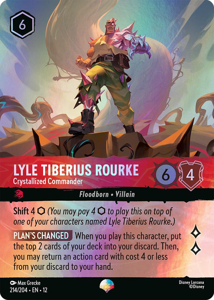 Commander Rourke Toy Lyle Tiberius Rourke - Crystallized Commander (Epic) (214/204) [Wilds