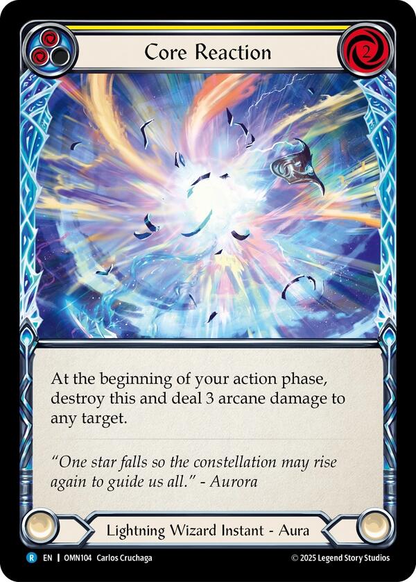 Core Reaction (Yellow) [OMN104] (Omens of the Third Age)