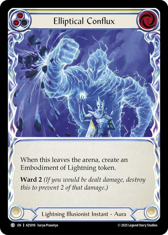 Elliptical Conflux (Yellow) [AZS019] (Armory Deck: Zyggy)