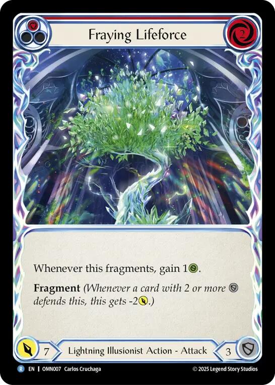 Fraying Lifeforce [OMN007] (Omens of the Third Age)