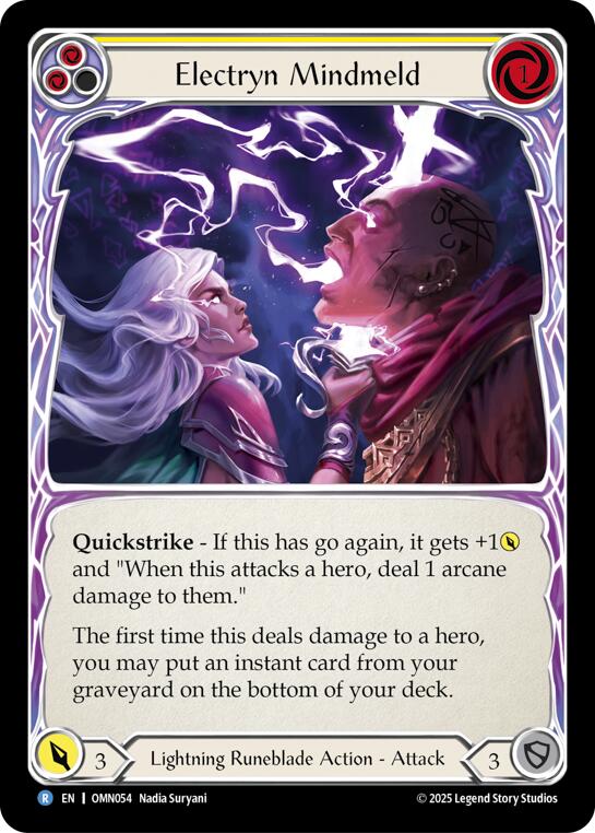 Electryn Mindmeld (Yellow) [OMN054] (Omens of the Third Age)