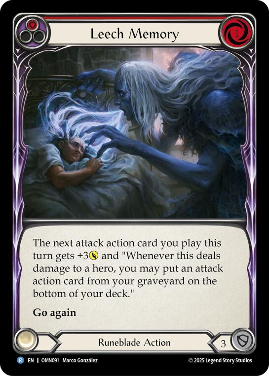 Leech Memory (Red) [OMN091] (Omens of the Third Age)