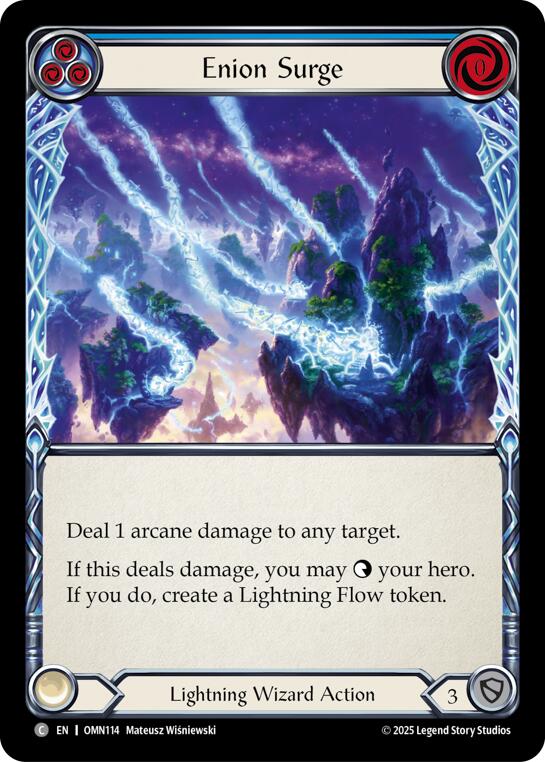 Enion Surge (Blue) [OMN114] (Omens of the Third Age)