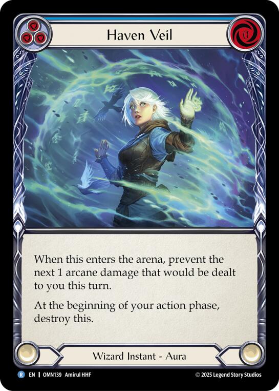 Haven Veil (Blue) [OMN139] (Omens of the Third Age)