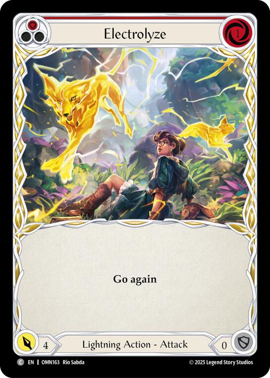 Electrolyze (Red) [OMN163] (Omens of the Third Age)  Rainbow Foil