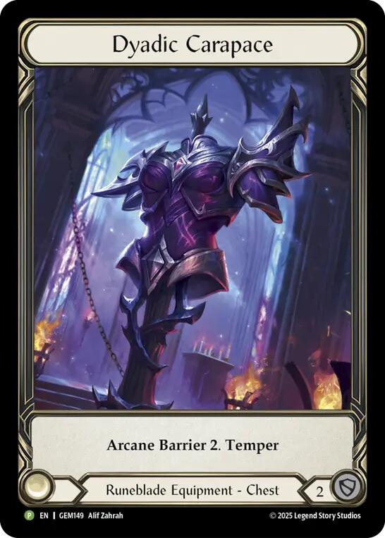 Dyadic Carapace [GEM149-RF] (Gem Pack 5)  Rainbow Foil