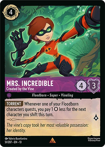 Mrs. Incredible - Created by the Vine (51/207) [Attack of the Vine!]