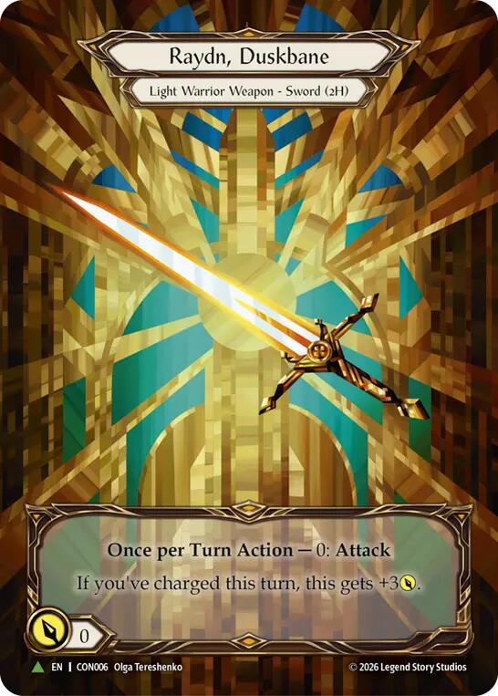 Raydn, Duskbane (Marvel) [CON006] (Promo)  Rainbow Foil