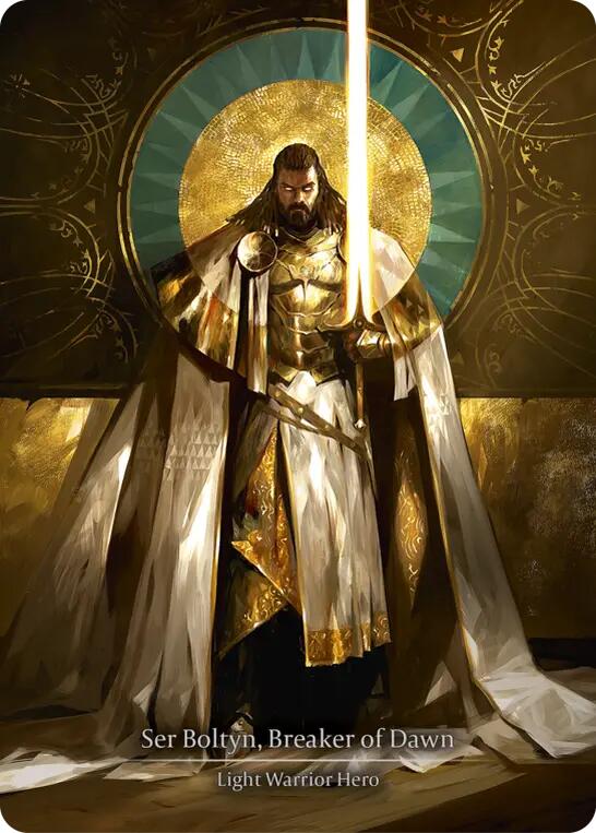 Ser Boltyn, Breaker of Dawn (Marvel) [CON005] (Promo)  Cold Foil
