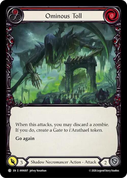 Ominous Toll [AMA007] (Armory Deck: Malice)