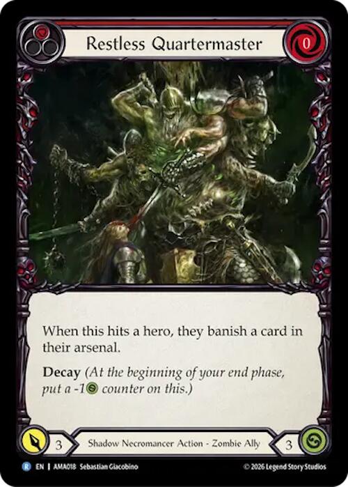 Restless Quartermaster [AMA018] (Armory Deck: Malice)