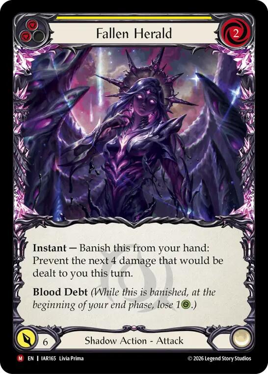 Fallen Herald [IAR165] (Usurp the Shadow Throne)  Rainbow Foil
