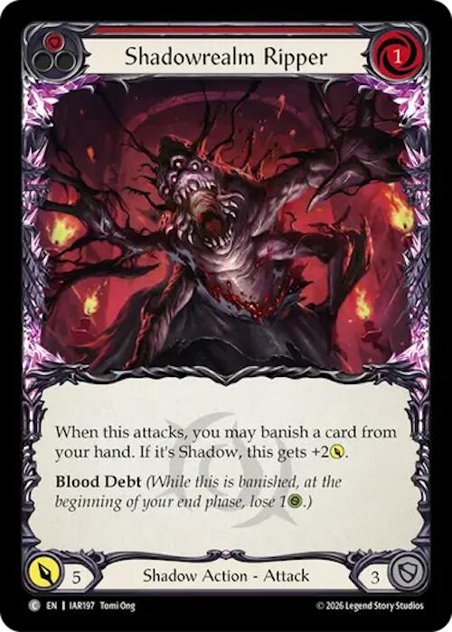 Shadowrealm Ripper (Red) [IAR197] (Usurp the Shadow Throne)
