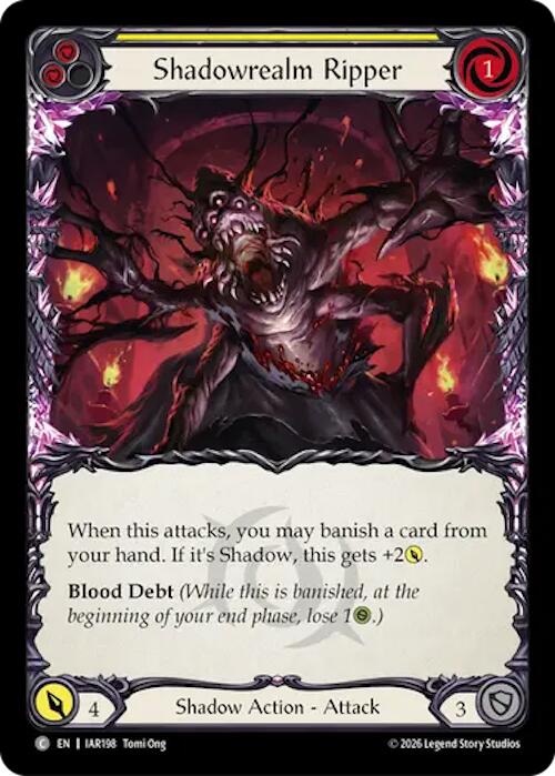 Shadowrealm Ripper (Yellow) [IAR198] (Usurp the Shadow Throne)