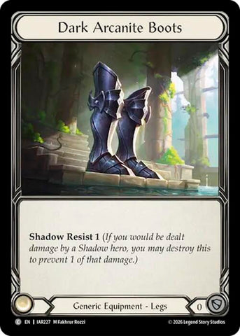 Dark Arcanite Boots [IAR227] (Usurp the Shadow Throne)