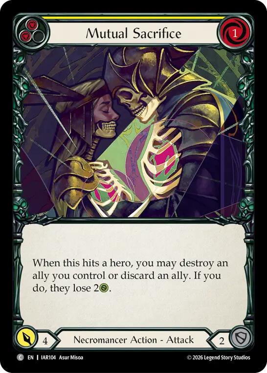 Mutual Sacrifice (Yellow) [IAR104] (Usurp the Shadow Throne)  Rainbow Foil