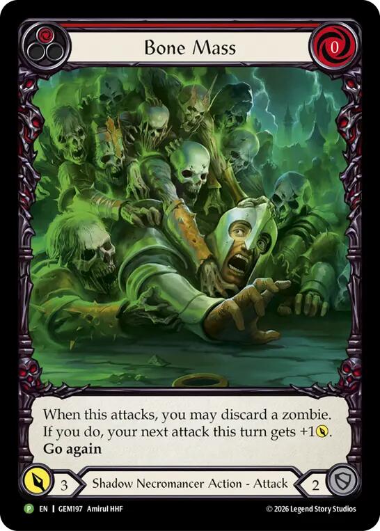 Bone Mass [GEM197] (Usurp the Shadow Throne)  Rainbow Foil