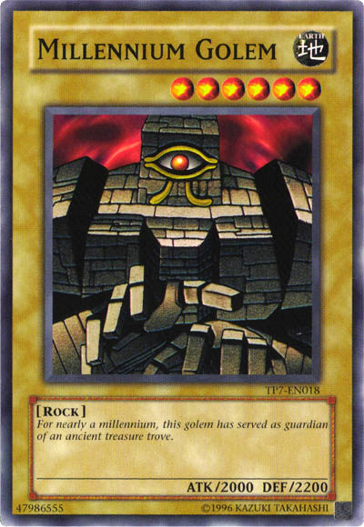 yugioh millennium cards Millennium Golem [TP7-EN018] Common