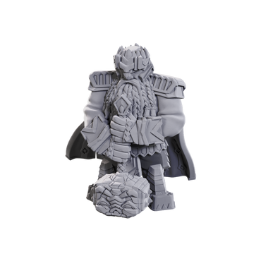 Pathrfinder Deep Cuts Unpainted Miniature: Male Dwarf Champion