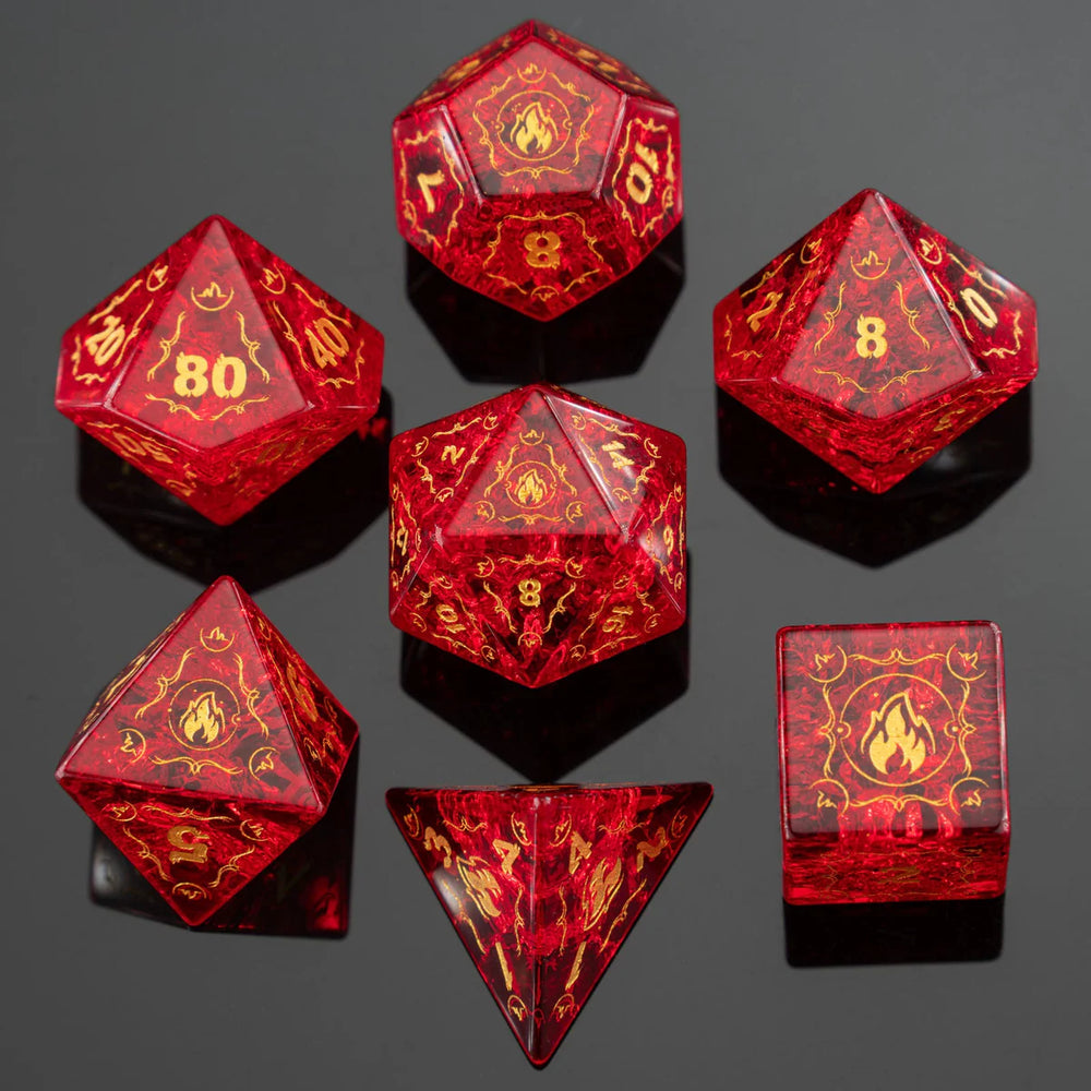 Dragons Hoard Glass Dice