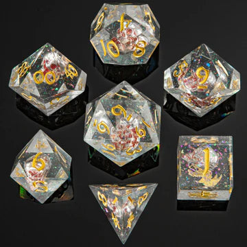 Captured Magic: Sharp Edge Inclusion Dice Set