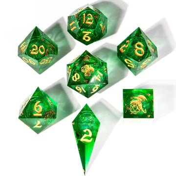 Captured Magic: Sharp Edge Inclusion Dice Set