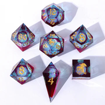 Captured Magic: Sharp Edge Inclusion Dice Set