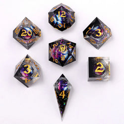 Captured Magic: Sharp Edge Inclusion Dice Set