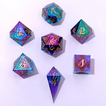 Captured Magic: Sharp Edge Inclusion Dice Set