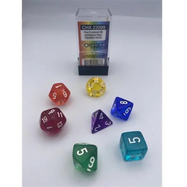 Chessex Translucent: 7 Count Poly