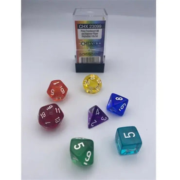Chessex Translucent: 7 Count Poly