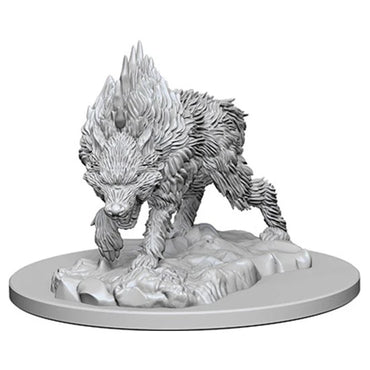 Pathfinder Deep Cuts Unpainted Miniatures: W1 Dire Wolf