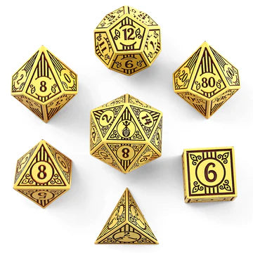 Solid Metal Class Dice