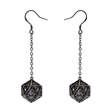 Dangle D20 Earrings