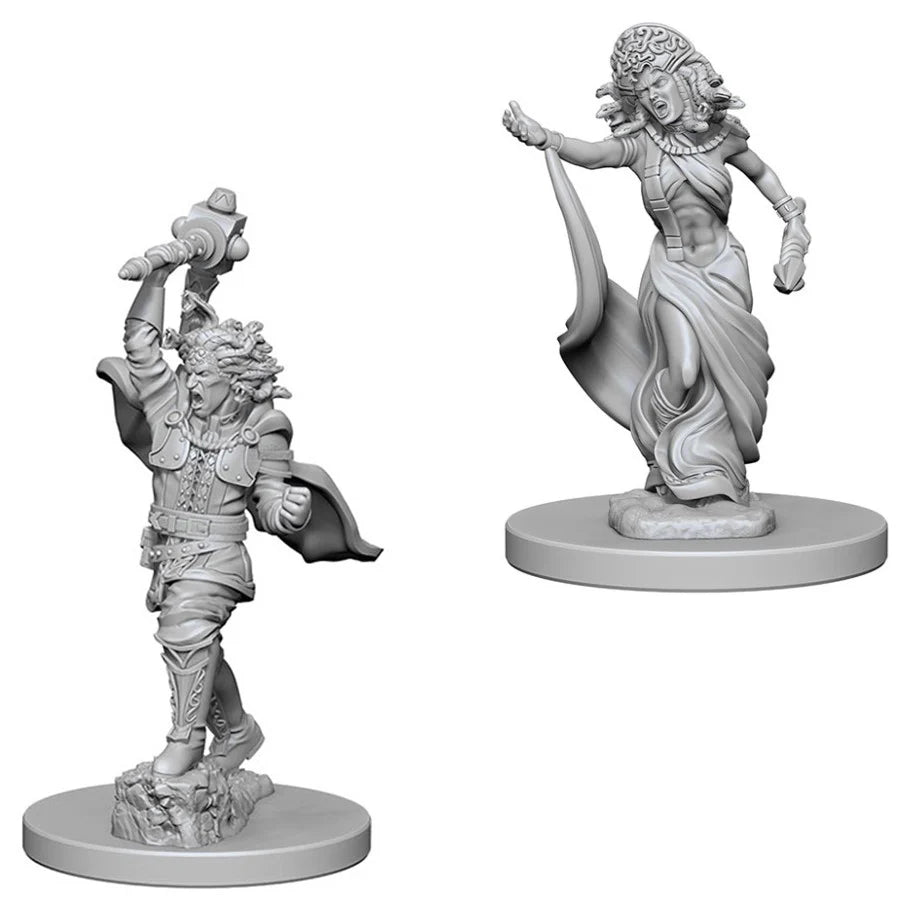 DUNGEONS AND DRAGONS: NOLZUR'S MARVELOUS UNPAINTED MINIATURES -W4-MEDUSAS
