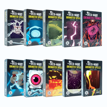 The Deck Of Many: Animated Spellbook Cards