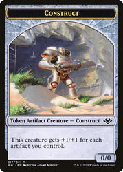 Soldier (004) // Construct (017) Double-Sided Token [Modern Horizons Tokens]