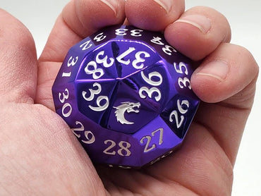 Old School Dice Metal Spindown D40