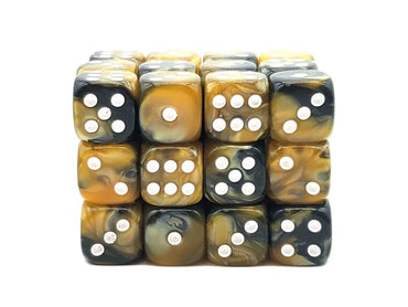 Old School Dice D6 36ct 12mm