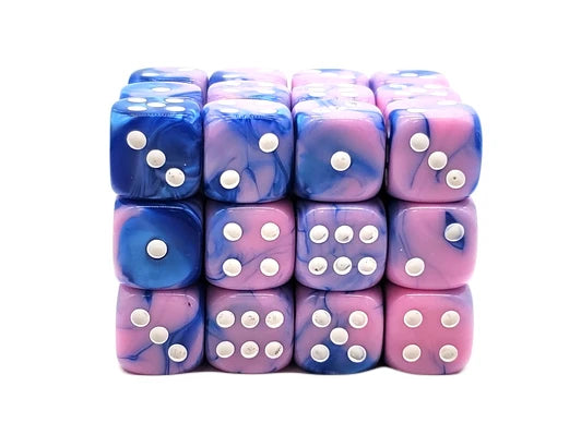 Old School Dice D6 36ct 12mm